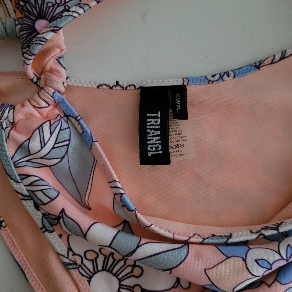 NWOT TRIANGL Sophia One Piece Floral Cut Out swimsuit size Xsmal New without … - Picture 5 of 14